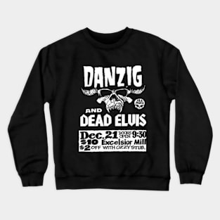 Danzig and Dead Elvis Crewneck Sweatshirt